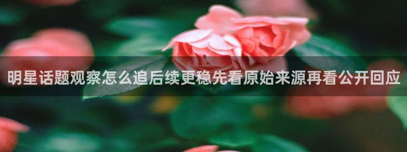 黑料爆料热点大全:明星话题观察怎么追后续更稳先看原始来源再看公开回应